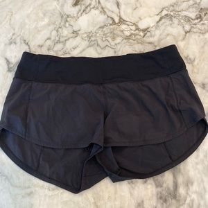 Lululemon SPEED UP SHORT *2.5", Size 6, Color Black